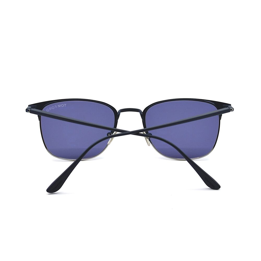 NEW TOM FORD LIV TF851/S 91V BLUE SILVER UNISEX AUTHENTIC SUNGLASSES - Picture 6 of 12